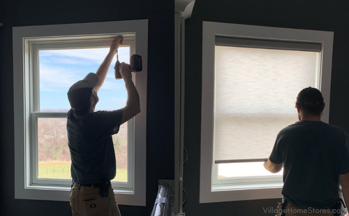 Automated shades roller detail