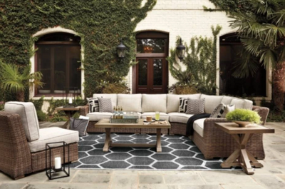 Signature Design Beachcroft Outdoor Seating Set