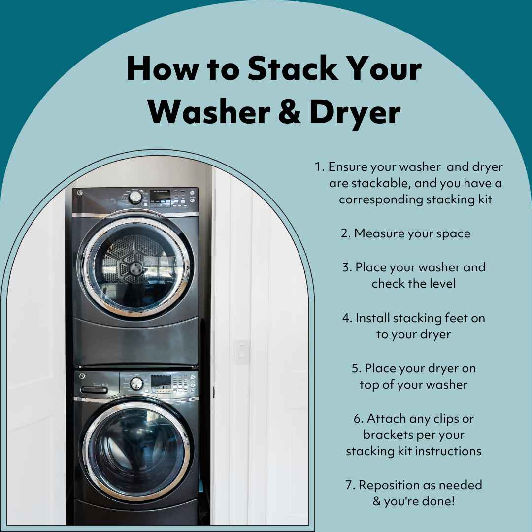How to Stack Your Washer & Dryer