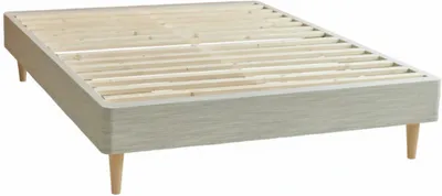 Front view of the Avocado AVFMATTKDRFB+LG7-50 mattress foundation