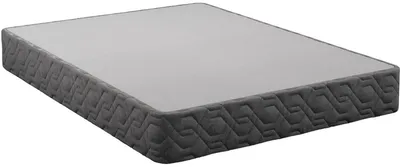 Front view of the Beautyrest Black 9 inch mattress foundation