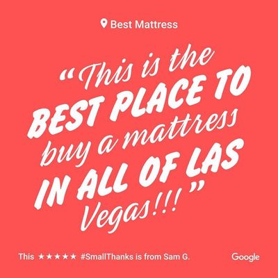 A text infographic of a Best Mattress customer review