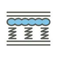 A hybrid mattress icon