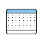 A latex mattress icon