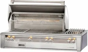 Credit: Aspire by Hestan Front view of the Aspire by Hestan EMBR42-NG 4-burner grill