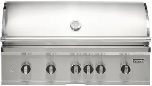 Credit: Wolf Front view of the Wolf OG54-LP 6-burner grill