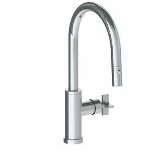 Watermark Satin 24K Gold Deck Mounted Kitchen Faucet