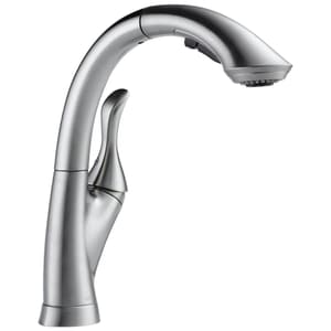 Delta Faucet 4153-AR-DST Arctic Stainless Single Hole Kitchen Faucet Delta Faucet 4153-AR-DST Arctic Stainless Single Hole Kitchen Faucet