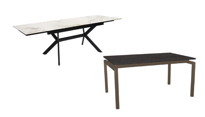 deux tables à manger côte à côte photo