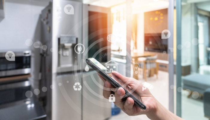 An image illustrating smart home appliances.