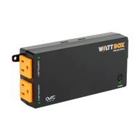 Wattbox IP controlled surge protectors on white background