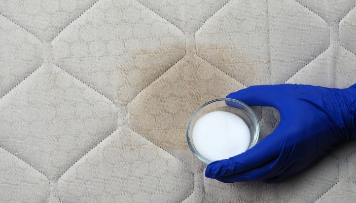 bakign soda on mattress