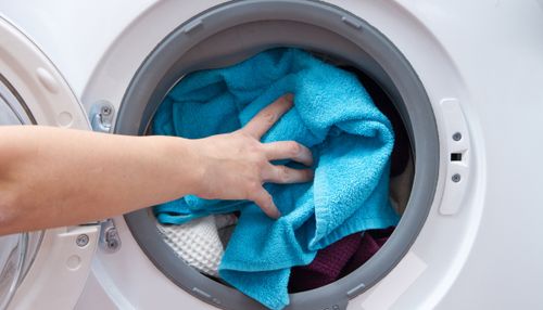 Front Load Washer Loading