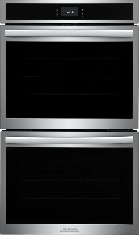 Front view of Frigidaire Gallery GCWD3067AF double wall oven 