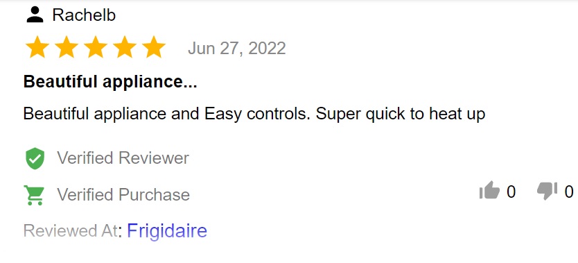 Customer review of Frigidaire Gallery GCWD3067AF double wall oven