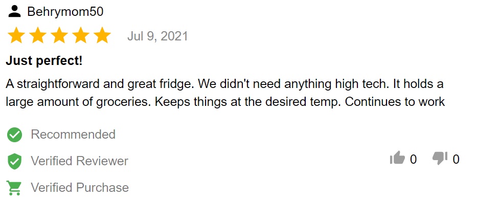 Review for Whirlpool WRS325SDHZ side by side refrigerator