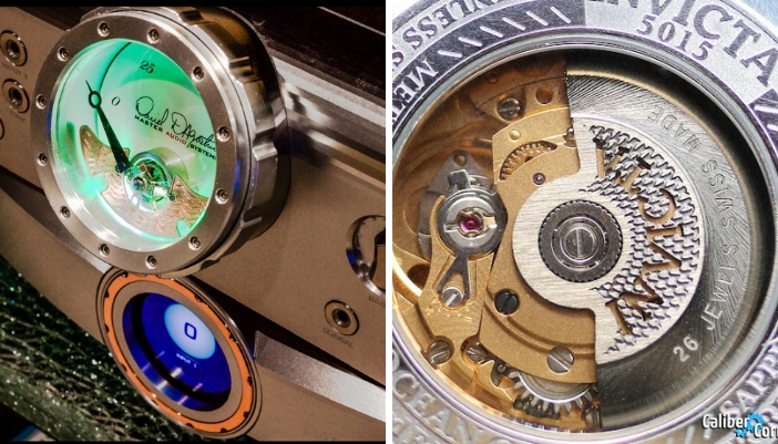 A close-up of the interior of a Dan Dagostino audio system.