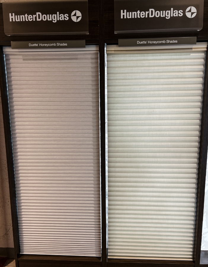 Hunter Douglas blinds close-up
