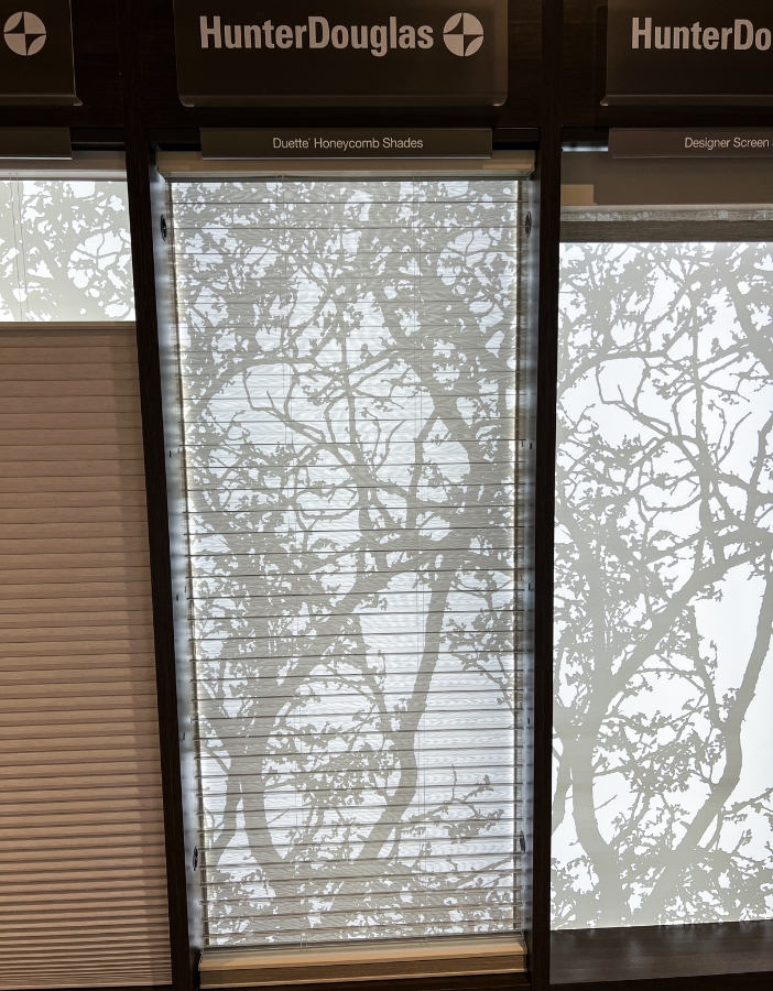 Hunter Douglas blinds close-up