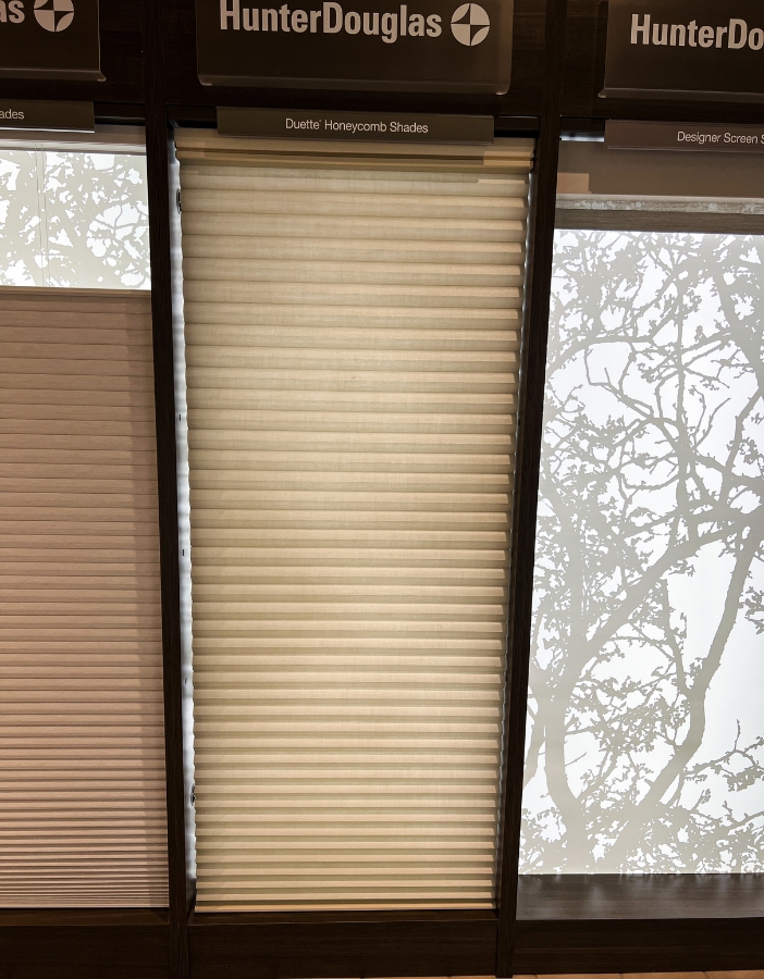 Hunter Douglas blinds close-up