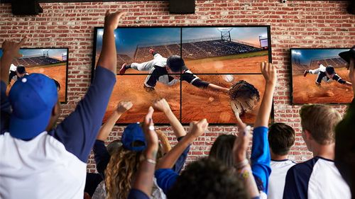 Video Wall Baseball Game
