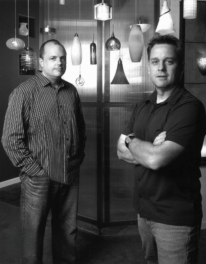 CEO Troy Dunnington and Principal Todd Walling in the beginning of LIGHTWORKS