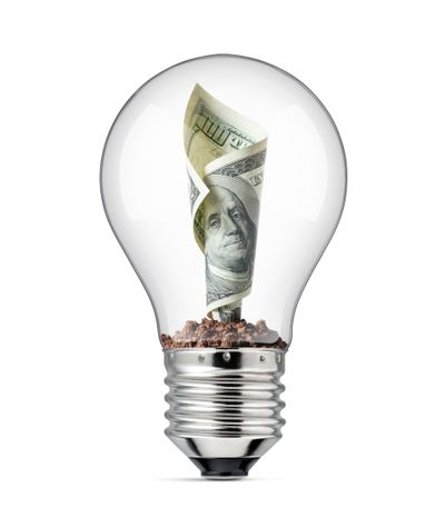 Light Bulb Money Money Light Bulb