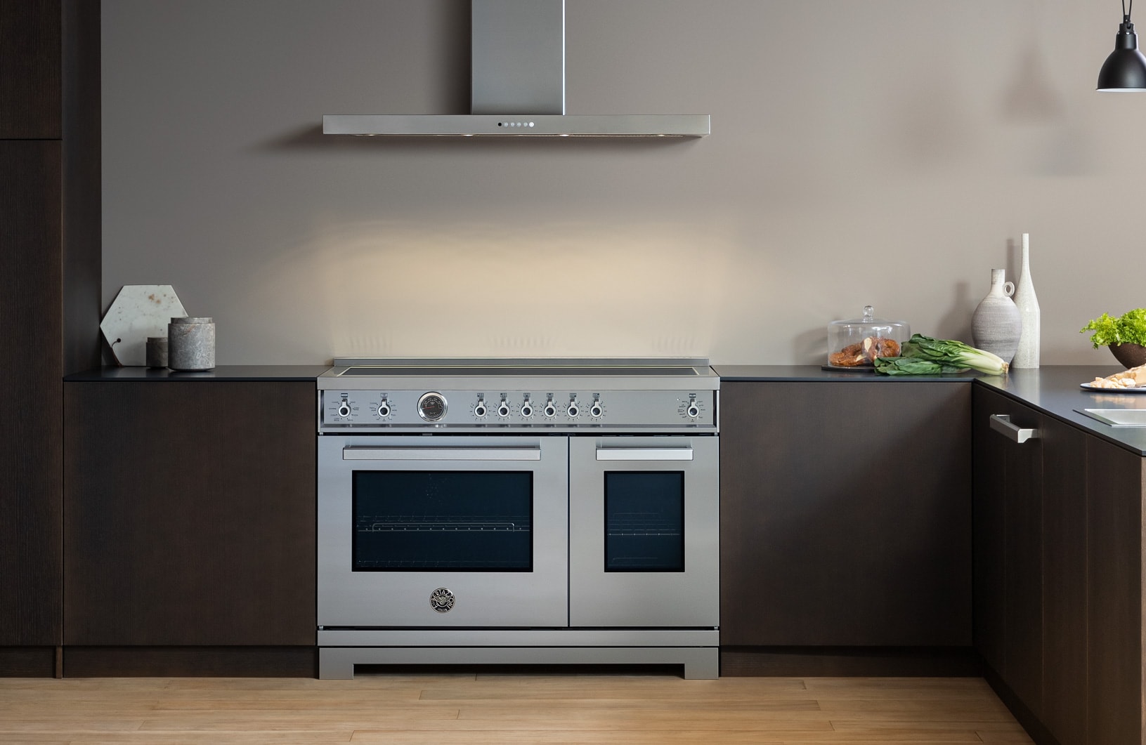 Bertazzoni 48-inch range in a professional kitchen