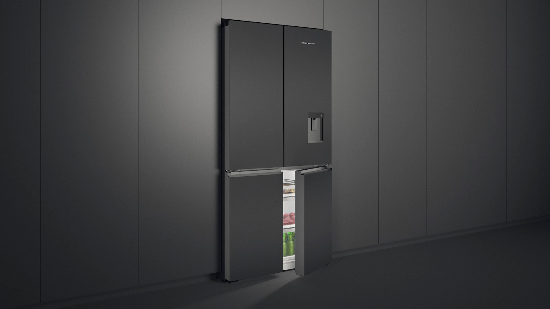 Fisher & Paykel Quad Door Panel Ready Refrigerator