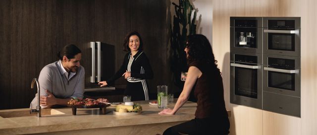 Speed Oven in Modern Kitchen Layout