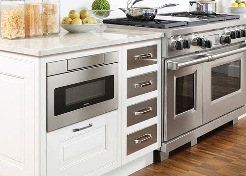 High End Kitchen Luxury Kitchen with Microwave Drawer