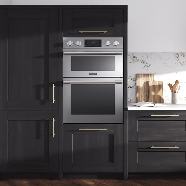 Credit: SKS Front view of an SKS built in double wall oven