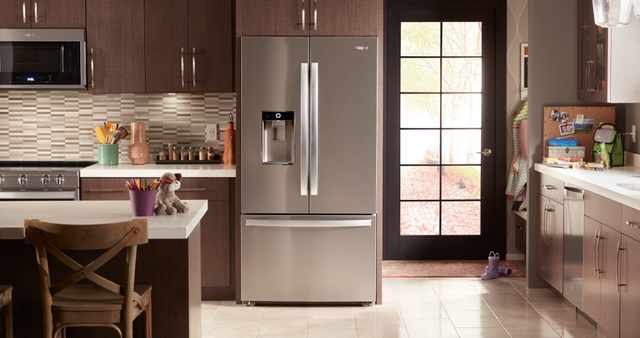 Whirlpool Kitchen Refrigerator Top View Whirlpool Kitchen Refrigerator Top View