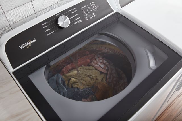 Credit: Whirlpool Top view of a Whirlpool washing machine