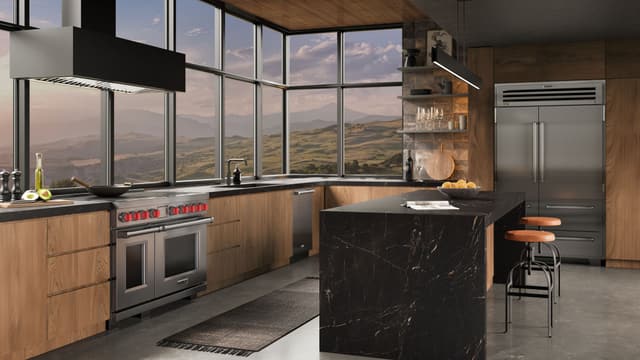Credit: Wolf Wolf range in a modern kitchen