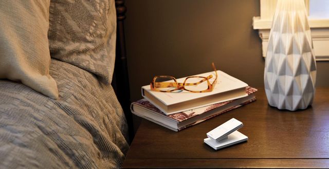 Nightstand with lighting controls and accessories