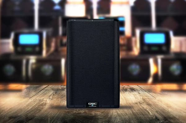 Clear, punchy audio from QSC speakers Clear, punchy audio from QSC speakers
