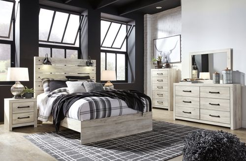 White Nightstands in Bedroom