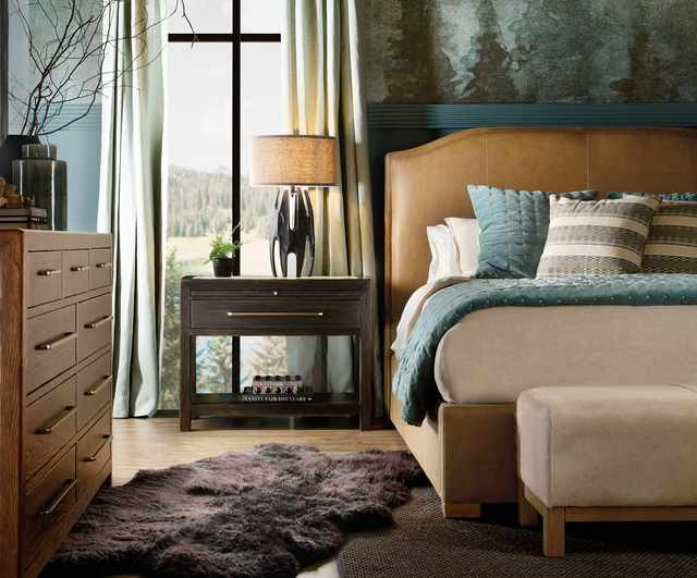 Driftwood collection bedroom with a panel bed frame Driftwood collection bedroom with a panel bed frame