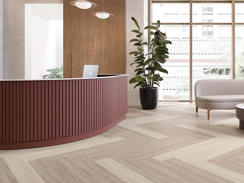 Flooring in a professional office.