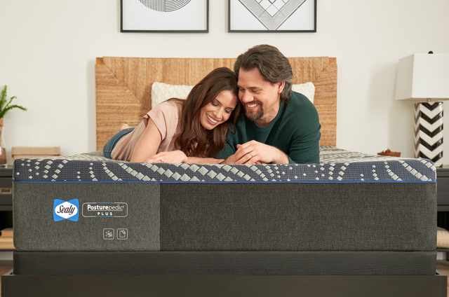 Sealy Posturepedic Plus Foam Queen Mattress lifestyle shot