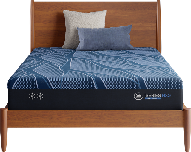 Serta iSeries NXG Hybrid Mattress Isolated view of a Serta iSeries NXG hybrid mattress