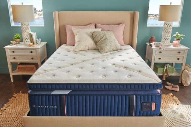Queen Pillow Top Mattress in a Bedroom