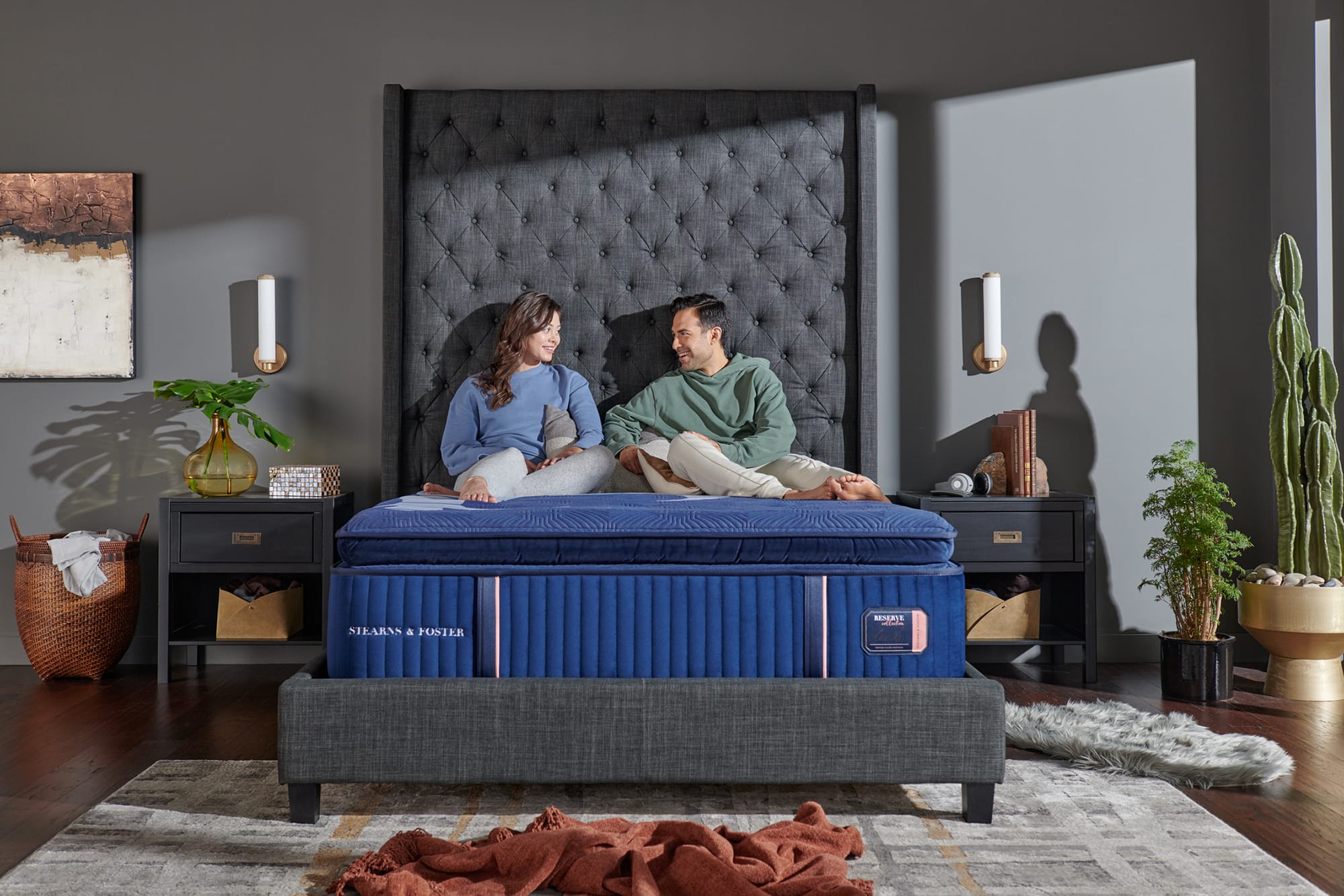 Luxurious Stearns and Foster Pillow Top Mattress Lifestyle