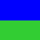 Blue-Lime Green