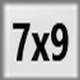 7' x 9'