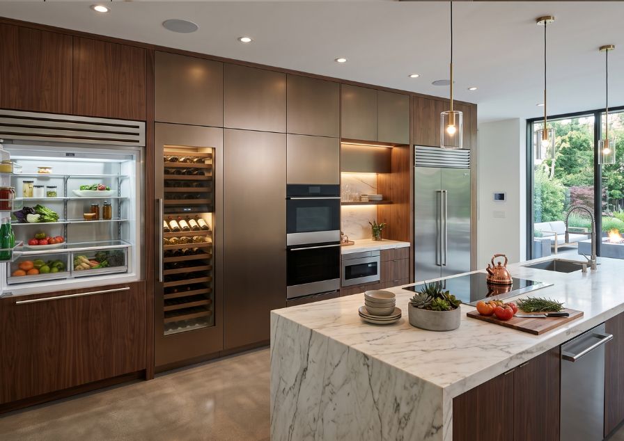 create a seamless designer kitchen with premium appliances