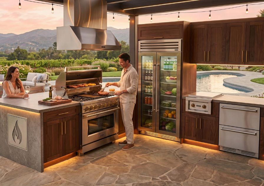 outdoor luxury living starts with forno