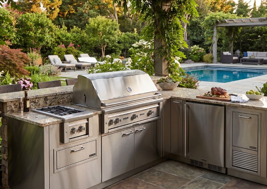 premium outdoor kitchens designed by lynx