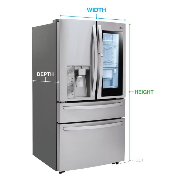 Depth Width Height Refrigerator